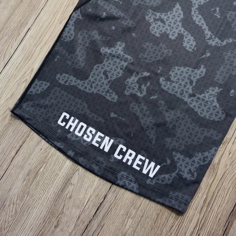CHOSEN urban camo Rashguard - black